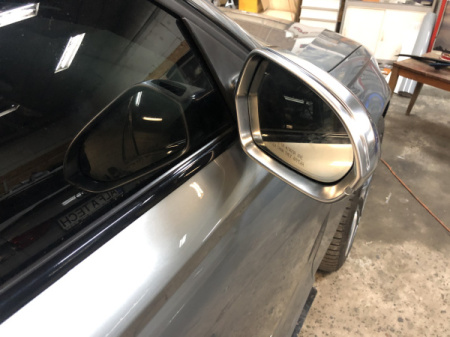 Audi spoguļi ar S-Line stila matētu hromu