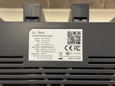 Router GL-MT6000 Flint 2 ar Wifi 6E atbalstu