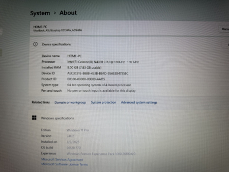 Portatīvais dators ASUS 15.6