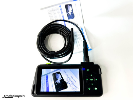 Endoskops 8 mm ar autofokusu, Lcd un 2 m zondi