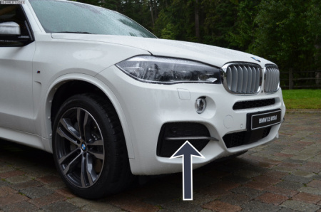 BMW X5 F15 51118056867, 51118056868 (analogie) bampera ieliktņi -